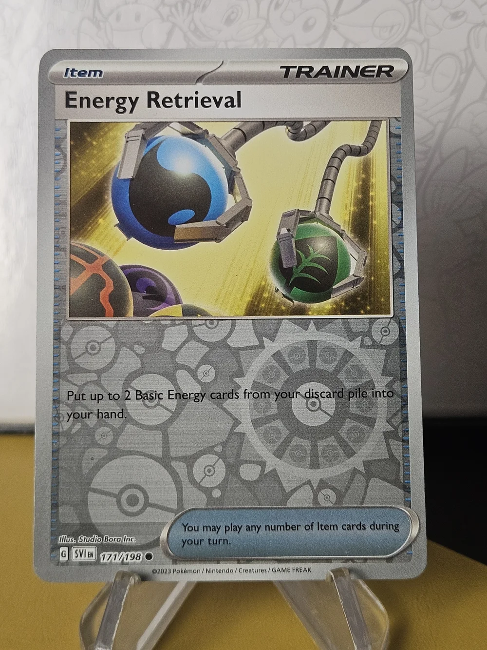 Energy Retrieval 171/198 Pokemon TCG Reverse Holo Trainer Card